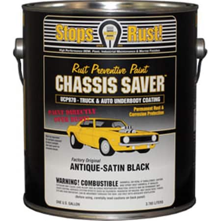 Magnet Paint Co UCP970-01 Chassis Saver Antique Satin Black- 1 Gallon MPC-UCP970-01